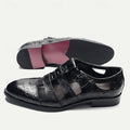 Men's Premium Crocodile Pattern Fisherman Sandals with Monk Strap Design - 59 Street Vibes