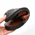 Men's Outdoor Adventure Sandals with Rugged Faux Leather and Supportive Sole - 59 Street Vibes