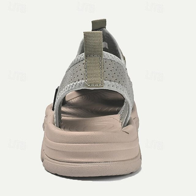 Men's Mesh Sports Sandals with Magic Tape for Hiking and Beach Wear - 59 Street Vibes