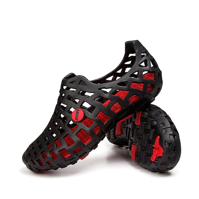 Men's Lightweight Water Shoes with Breathable Hollow Design and Anti-Slip Sole - 59 Street Vibes